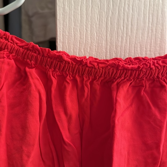 Brandy Melville off the shoulder red top - Picture 2 of 5